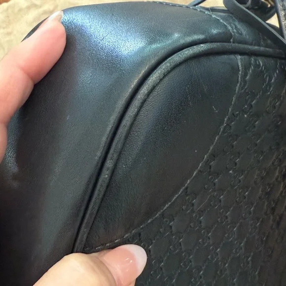 Gucci Black Leather Crossbody Bag - Picture 12 of 14